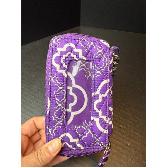 TCU Horned Frogs Purple Quilted Wristlet Wallet By The Honour Society - Picture 3 of 7